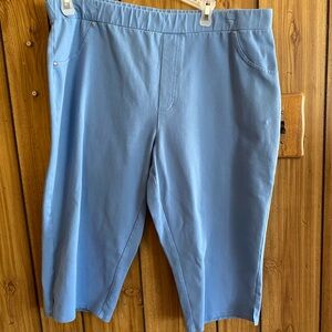 Light Blue Capri Pants by Susan Graver